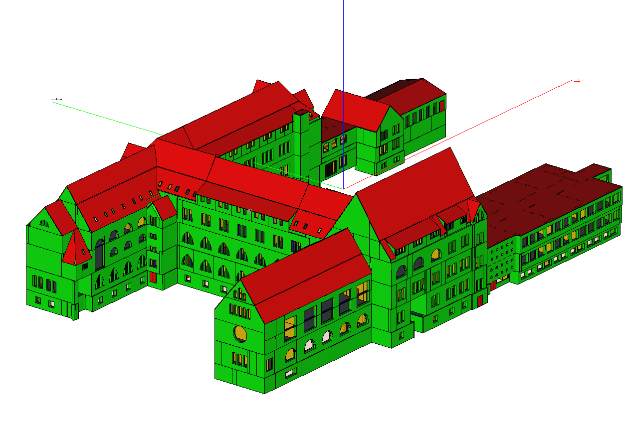 3D Modell Gebäude